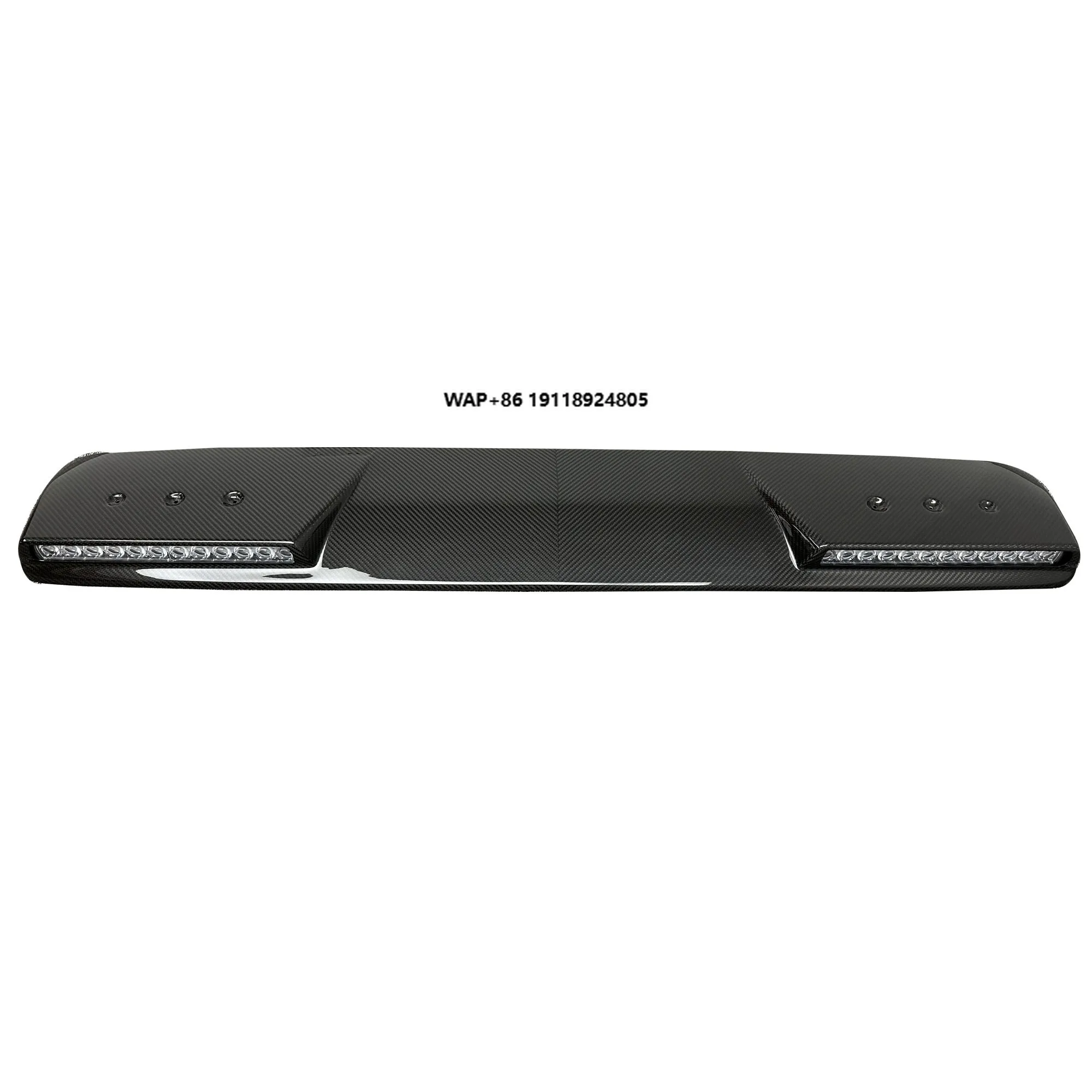 

Upgrade G63 Kit B Style Dry Carbon Roof Wing Spoiler With Led Light For W463A W464 G63 G500 G550 2019y+ Body Kit