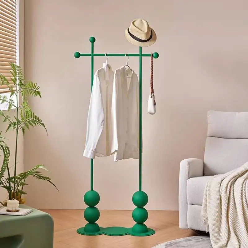 Vertical Green Stores Clothes Racks Cute Indoor Japandi Bedroom Clothing Rack Space Saving Perchero De Ropa Room Furniture