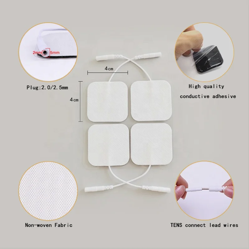 

Therapy Pads Neuromuscular Digital Pulse Square Rehabilicare Physiotherapy Electrode Pads