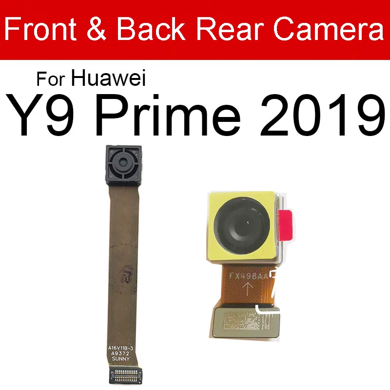 Rear Main Camera Front Facing Camera For Huawei Y9S Y9 2018 2019 Y9 Prime 2019 STK-L21/L22 LTK-LX3 Front Back Big Camera Parts