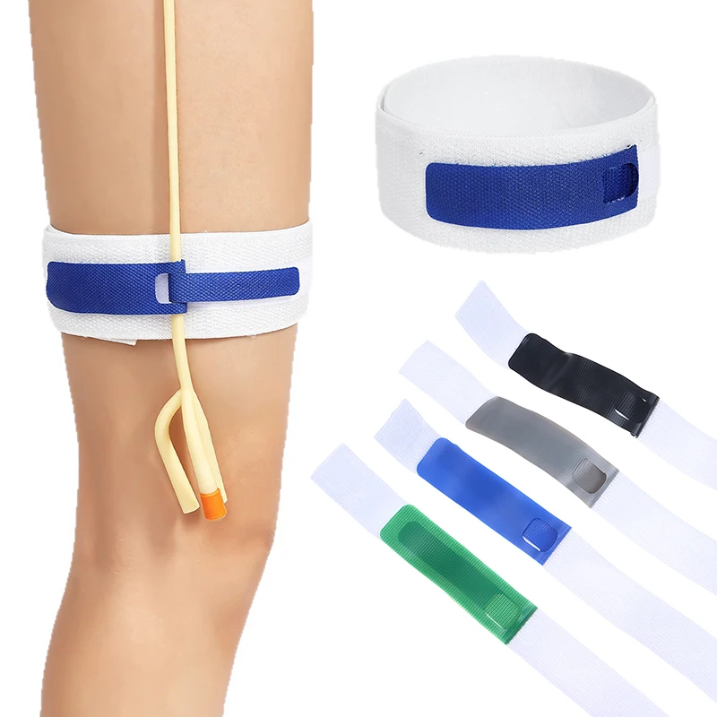 Unisex Urinary Drainage Fixation Strap Fixation Holder Catheter Strap Urine Bag Velcro Strap Leg Fixation Band
