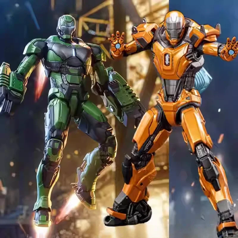 

New Zd Toys Iron Man 3 Film Movie Figure Mk40 War Machine Mk15 Sneaky Mk25 Striker‌ Mk26 Gamma Mk36 Peacemaker Model Toy