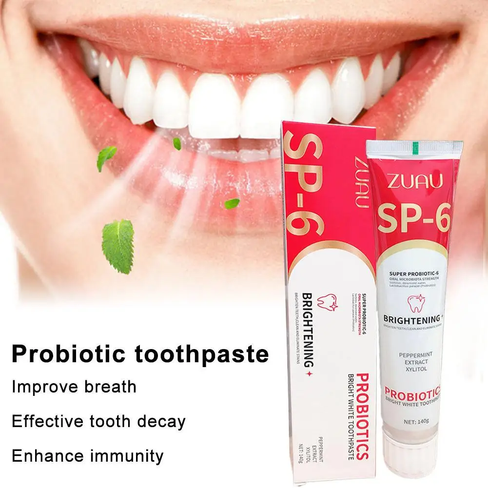 SP-6 Toothpaste Oral Health Management Deep Probiotic Whitening Toothpaste Fresh Breath Triple Whitening Teeth Product