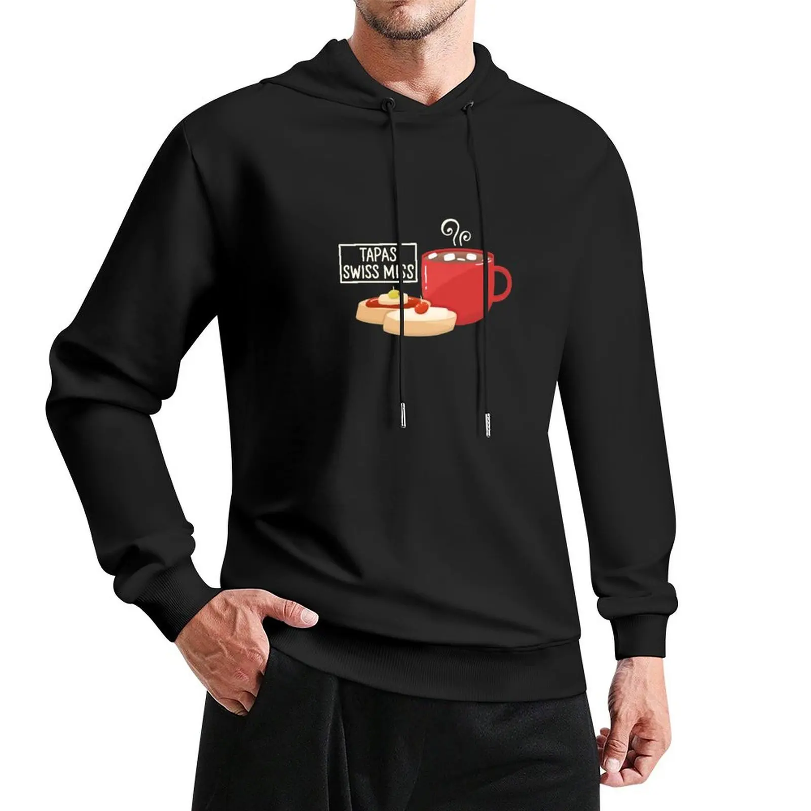 

The Office Tapas Swiss Miss Pullover Hoodie mens clothes men's sweat-shirt set pullover