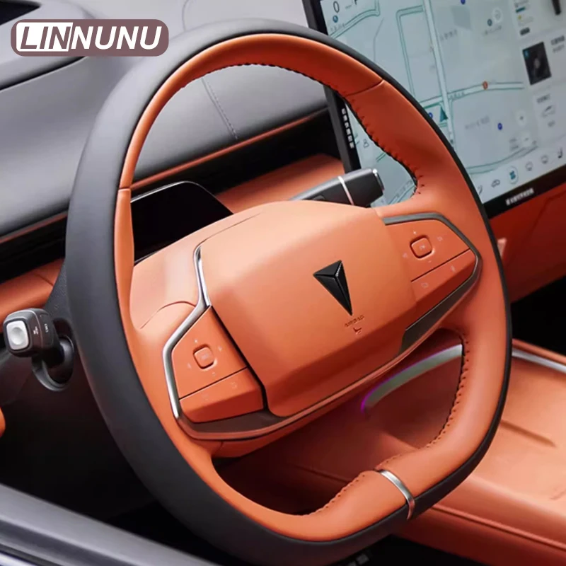 Linnunu Fit for Deepal S07 L07 Sl03 Car Personalized Emblem Front Logo Steering Wheel Emblem Front and Rear Emblem Decorative Accessories Exquisite