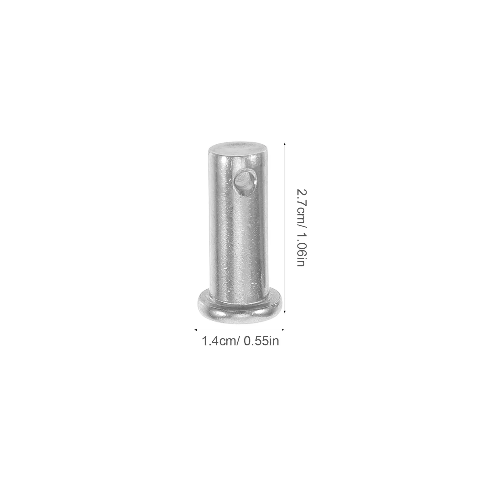 1Set Stainless Steel Pin Cylindrical Flat Head B Type for Furniture Electronics High Strength Alignment Positioning Hole Stable