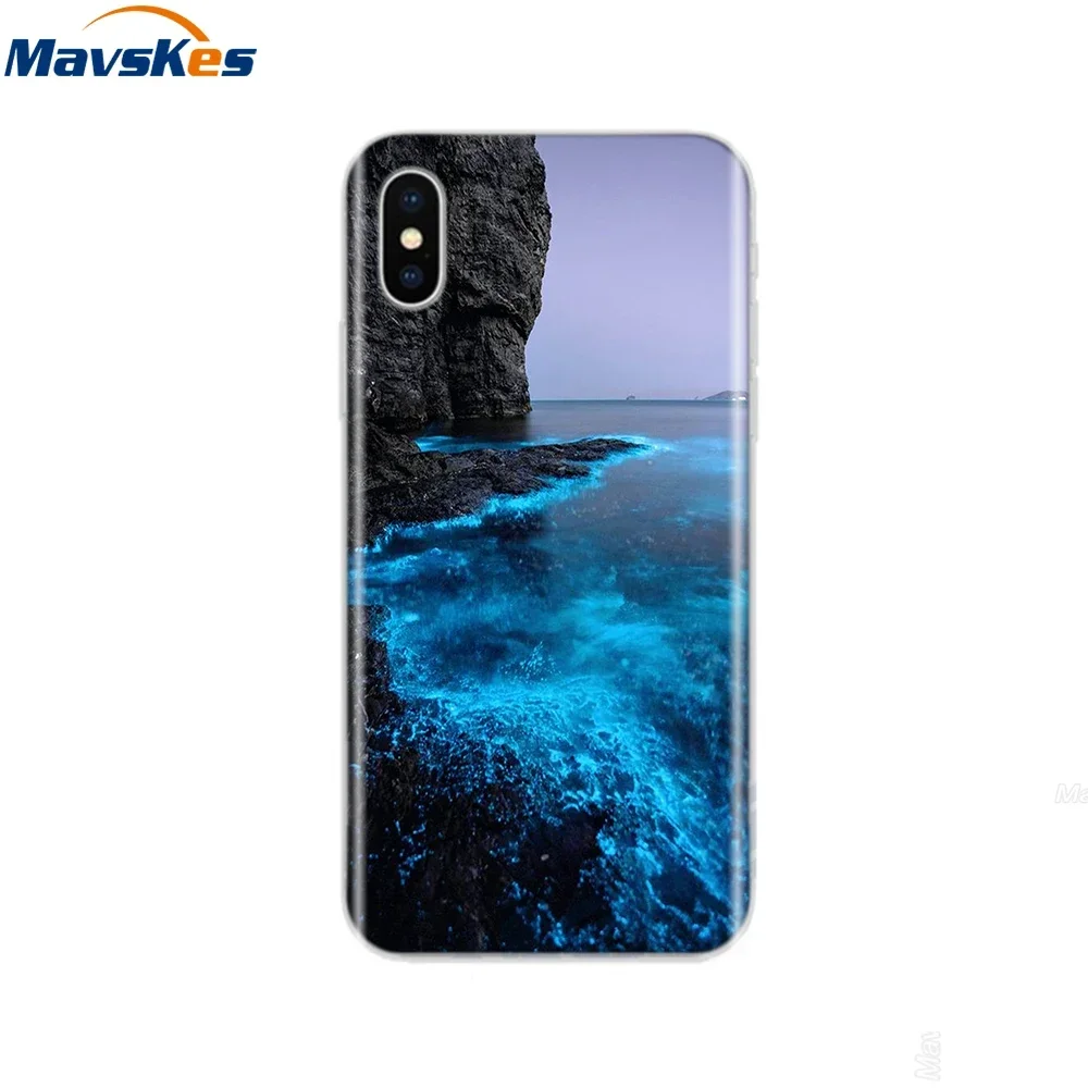 Luxury Shockproof Silicone Phone Case For iPhone X XS XR XS Max Case Flora Flower Protection Back Cover for Apple iPhone X Cases