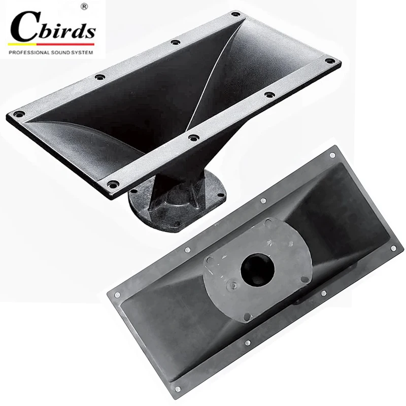 

1 шт. профессиональный 1,4 "прямоугольный рупорный динамик 335x160x160 мм ВЧ-драйвер водонепроницаемый сверхмощный для сценической системы PA событий на открытом воздухе