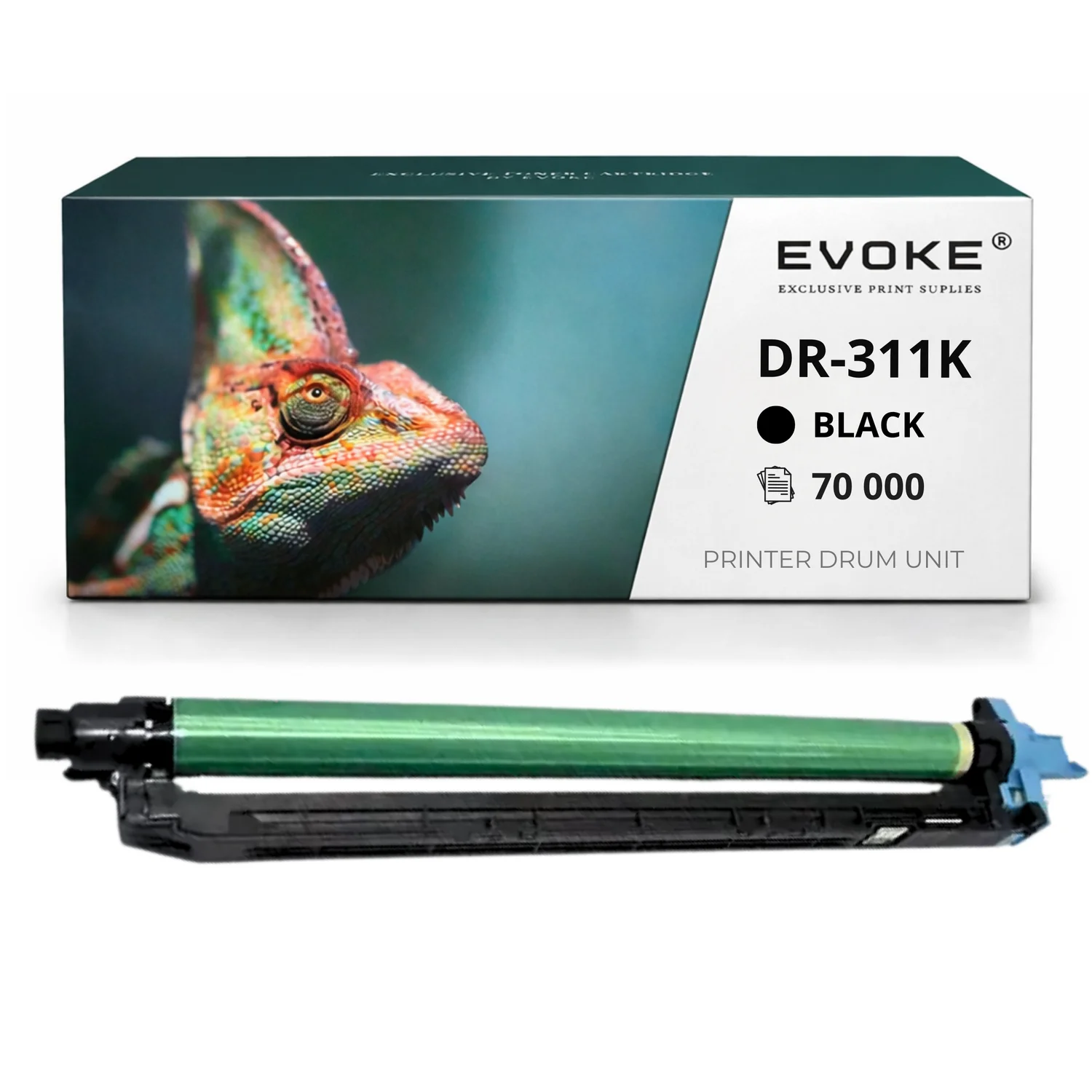 Evoke Compatibele Trommel voor Konica Minolta A0Xv0Rd Dr-311K Dr311K Zwart 70000 Pagina's Bizhub C220 C280 C360