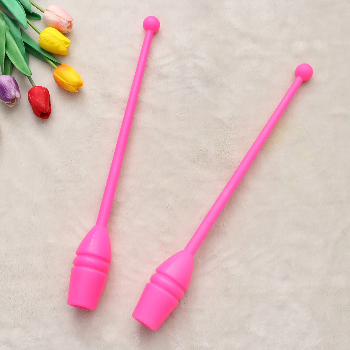 Gym Dance Stick Bubble Wands for Kids Artistic Gymnastics Warm Hands Rhythmic Child