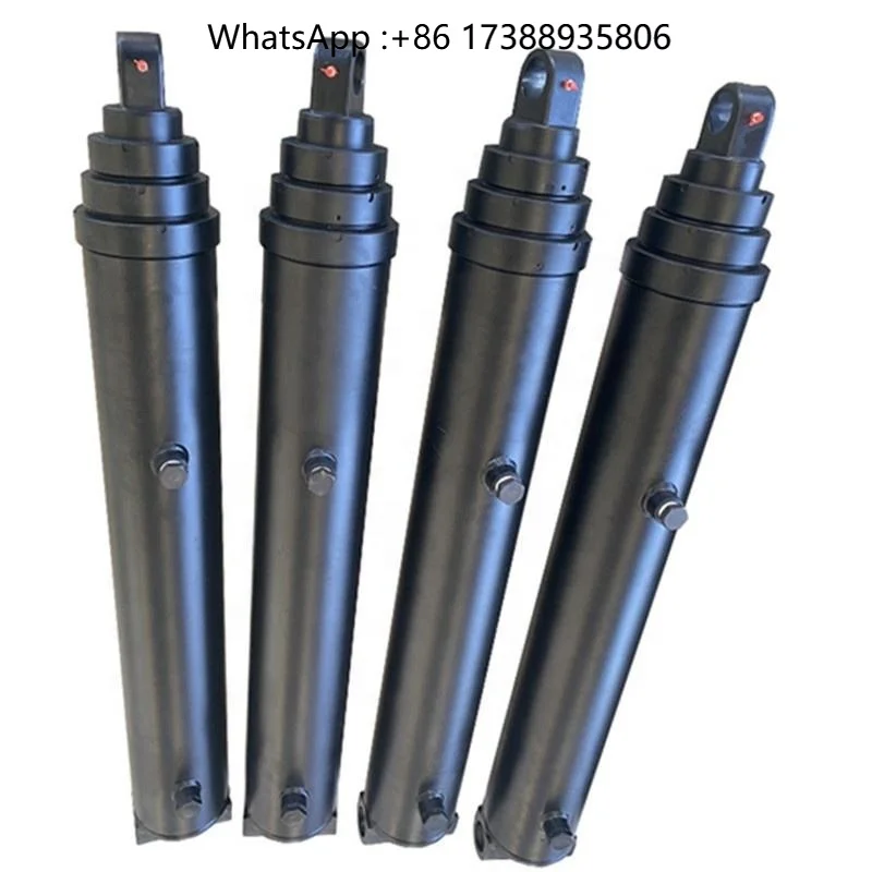 Premium Customized Medium Pressure Telescopic Hydraulic Cylinders Double or Single Acting-Direct From Manufacturer