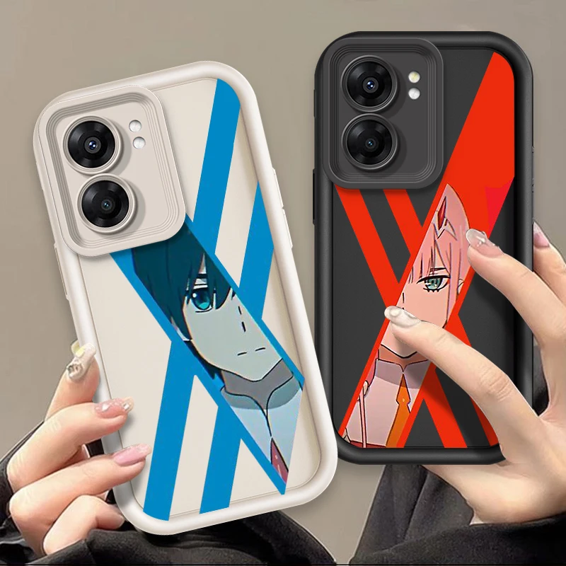 D-Darling In The Franxx Art Anime Eye Ladder For OPPO Find X5 X3 A58 A57 A55 A53 A54 A92 A74 A78 A98 A16 A94 A76 A72 5G Cover