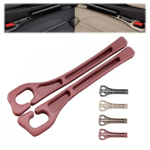 2PCS Universal Car Seat Gap Filler Organizer Leak Proof Plug Strip Side Seam Seat Crevice Storage Between Seats Interior Accesso