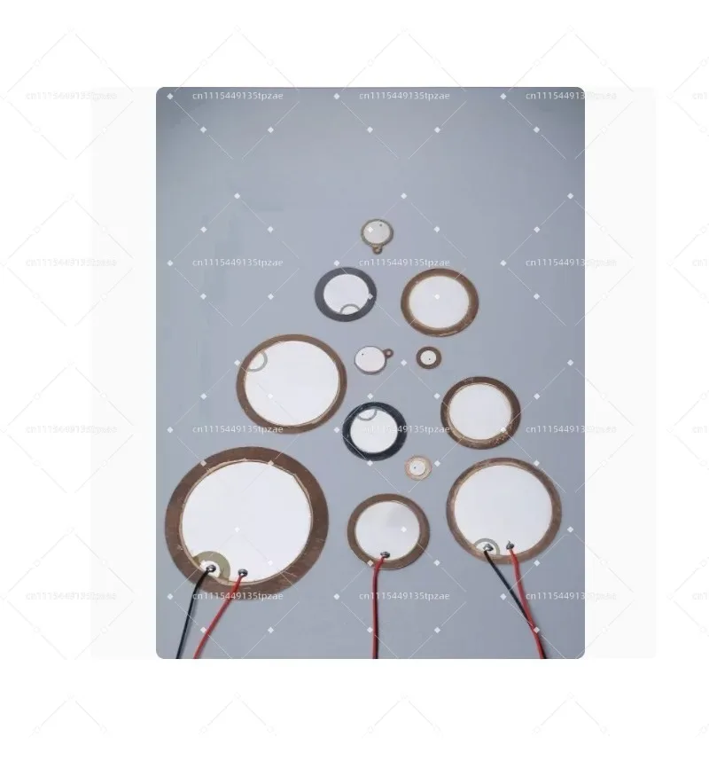 Round Piezoelectric Ceramic Plate Vibration Sensing Power Generation Test Component