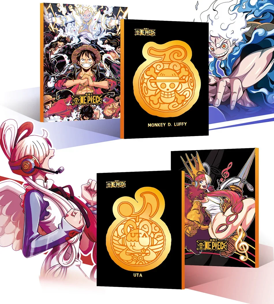 Een Stuk Kaart Monkey D. Luffy Rode Uta 25th Anniversary Collection Anime Games Randapparatuur Versie Kaarten Hobby Geschenken Speelgoed