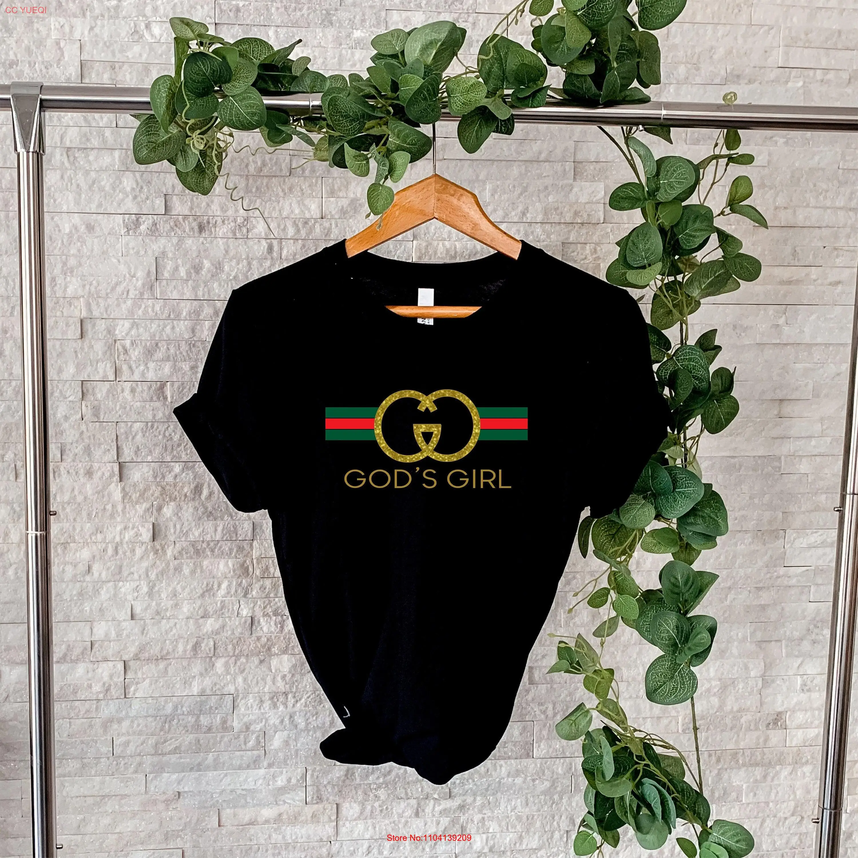 

God's Girl T Shirt Faith Christian Wear for long or short sleeves