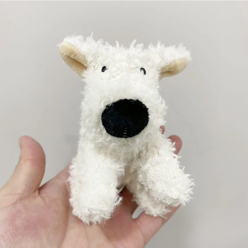 Lovely Kawaii West Highland Plush Dog Toy Keychain Cartoon Animal Dog Bag Decoration Pendant Car Keychain Birthday Gifts