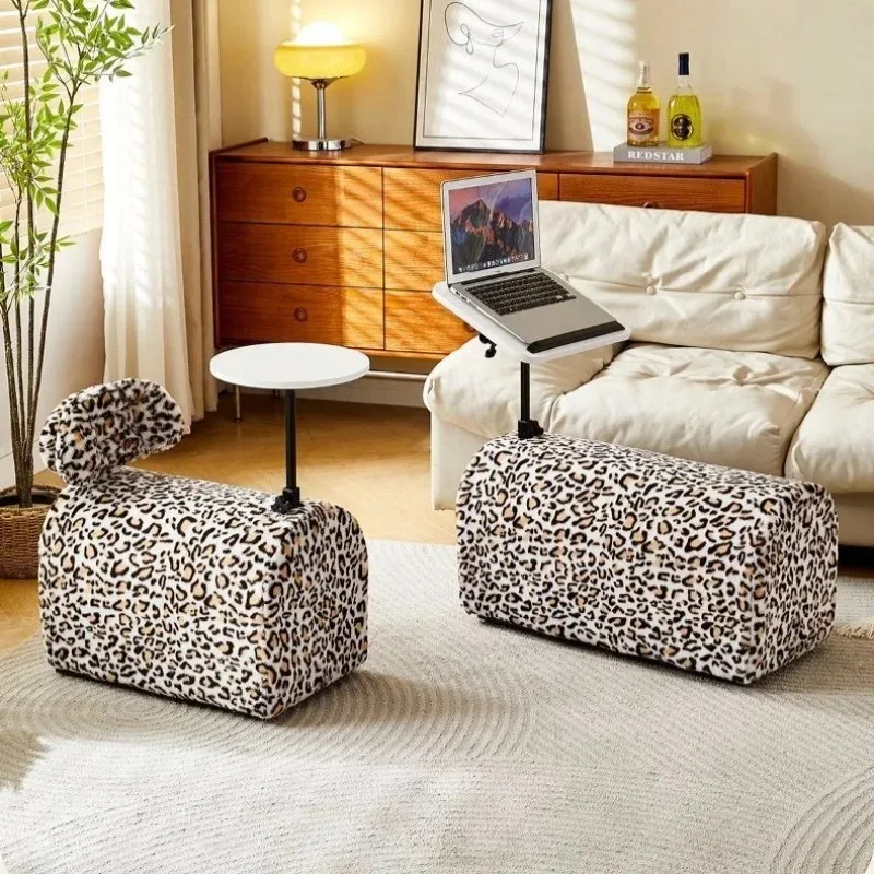 Height Adjustment Stool Angle Adjustment Movable Chair Furniture Living Room Bedroom Footrest With Wheels Home Furnitures Stool