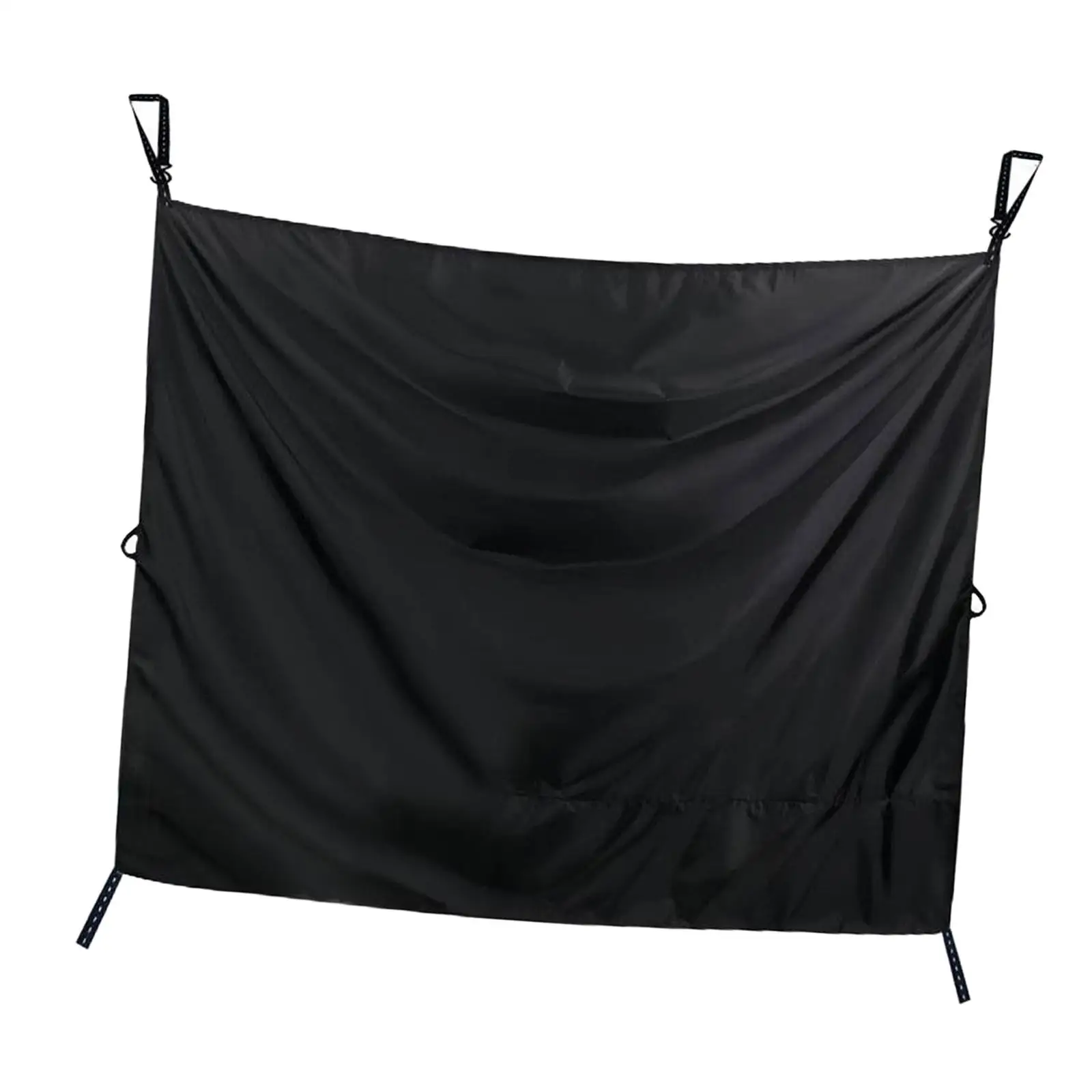 

Oxford Cloth Car Divider Curtain Adjustable Rear Sun Protection Cover Privacy Curtain for Vehicle Camping