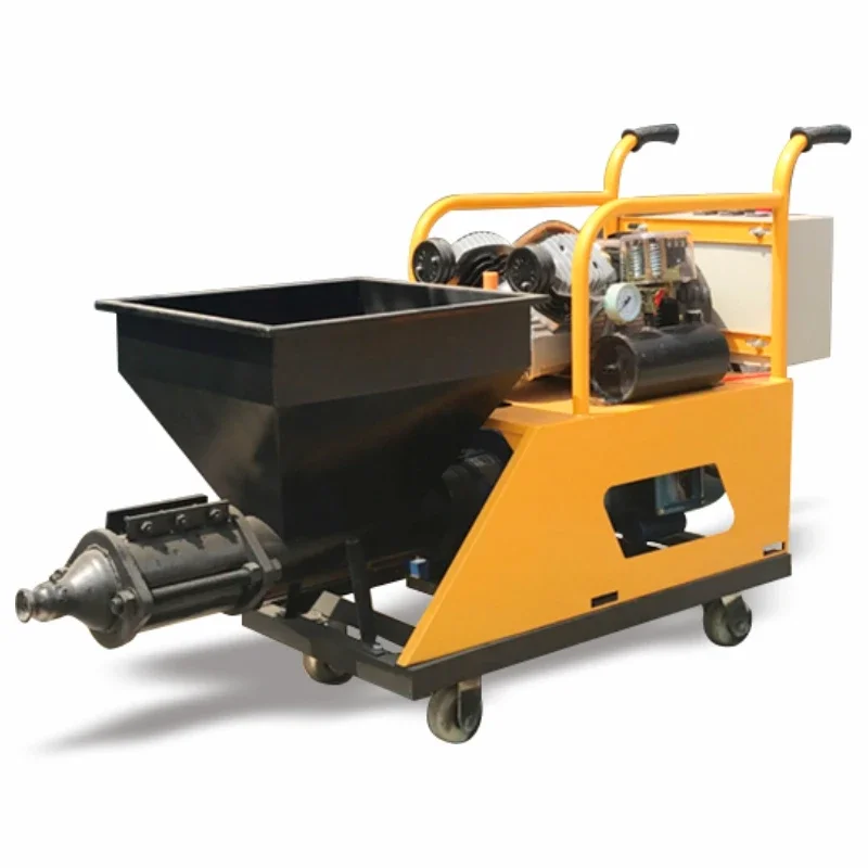 

Electric concrete mortar spraying pumping plaster rendering machine cement mortar plastering concrete gunite spraying machine