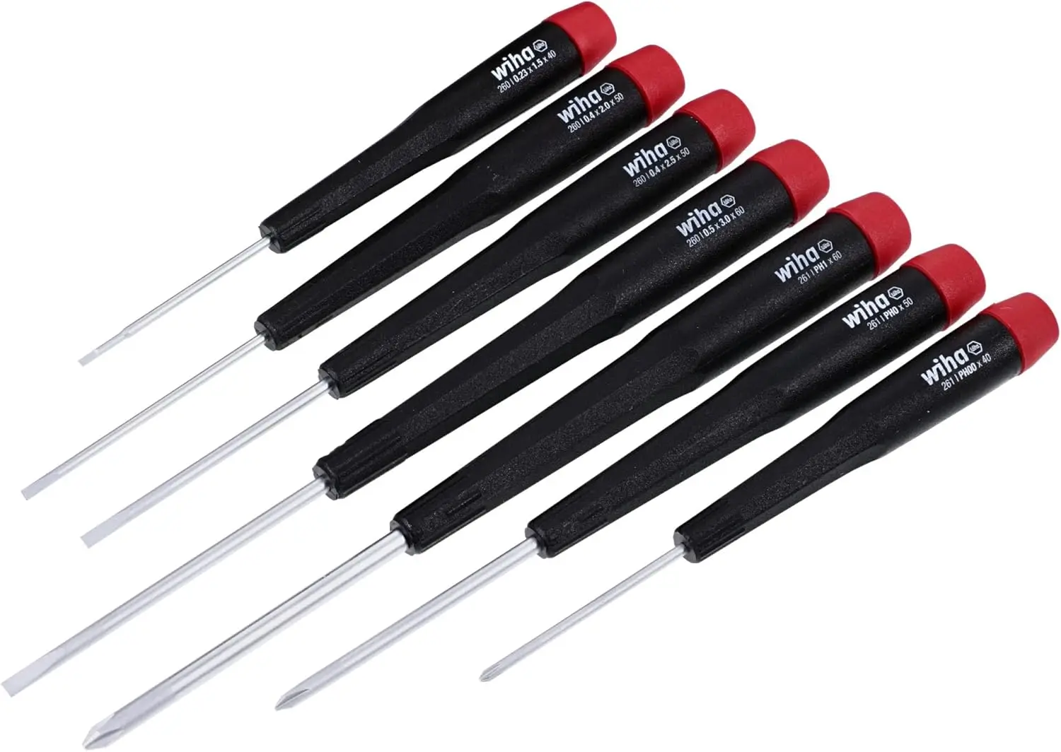 

26197 7 Piece Precision Slotted and Phillips Screwdriver Set
