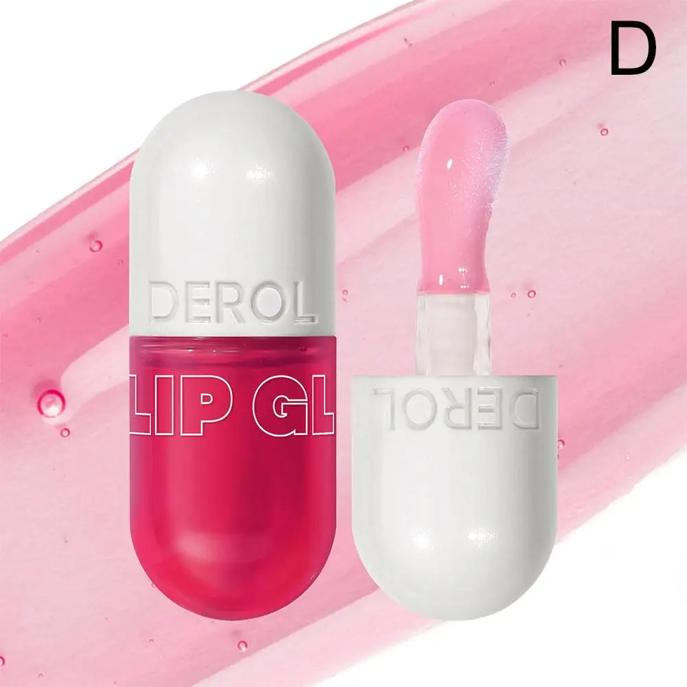 Bálsamo labial geleia de cristal, hidratante e hidratante, série de frutas, óleo desvanece-se, maquiagem duradoura para mulher, G3V1