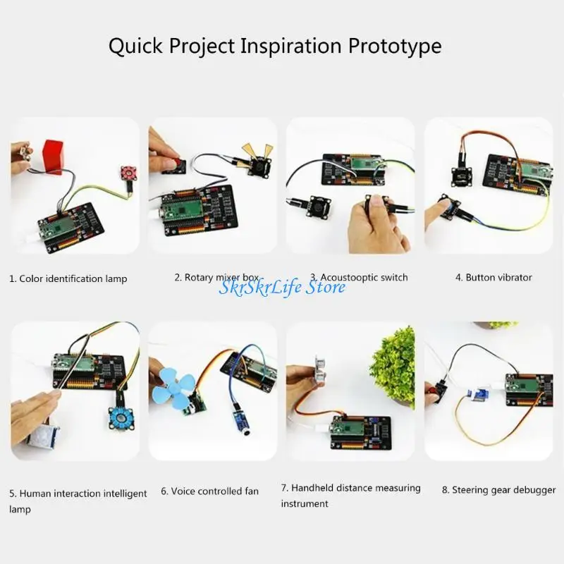 

E65E For Pico GPIO Extender DIY Expansion Board No Need Solder