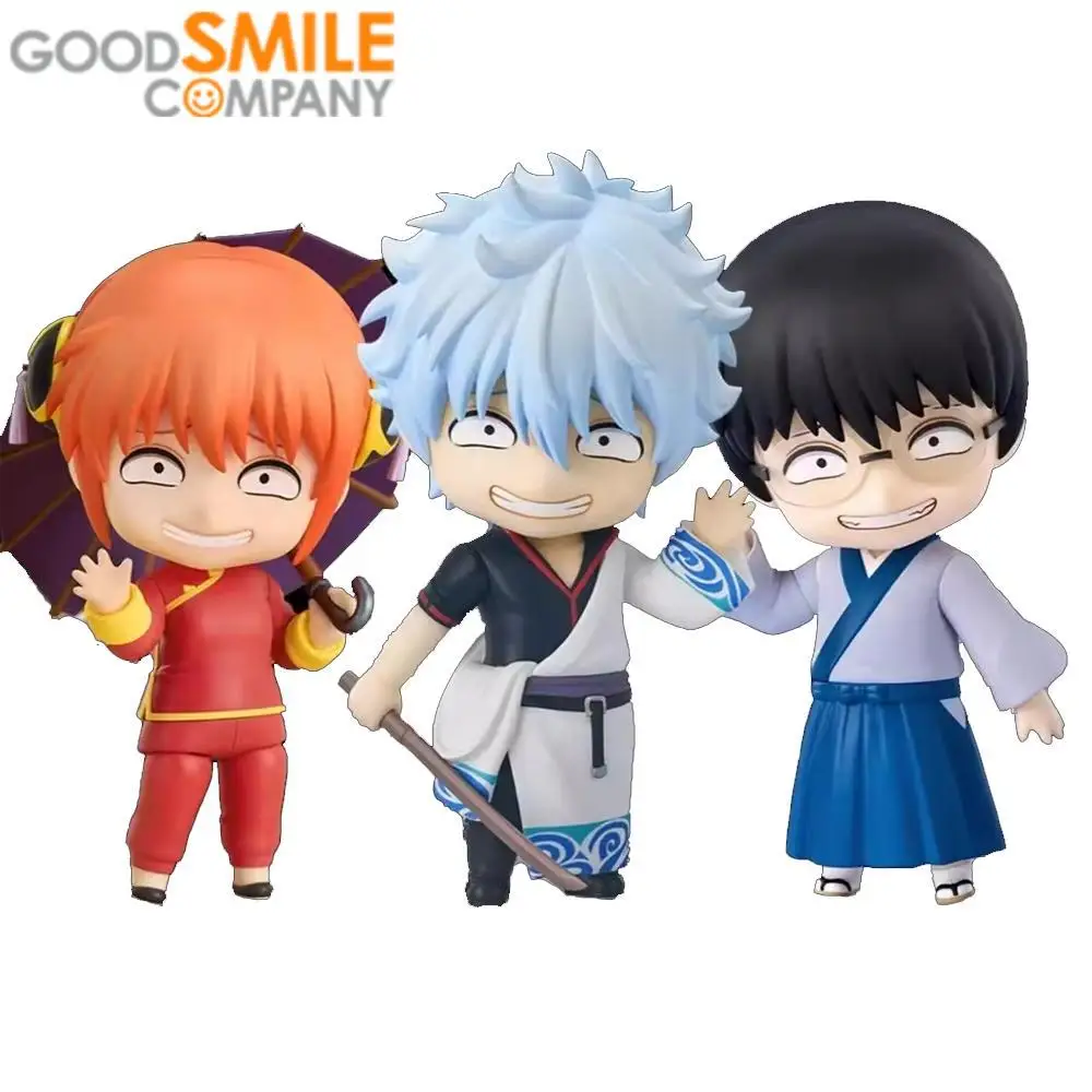 

GSC GSAS Original Nendoroid 2458 2462 2420 Kagura Sakata Gintoki Anime Action Figure Toys For Boys Girls Kids Birthday Gifts