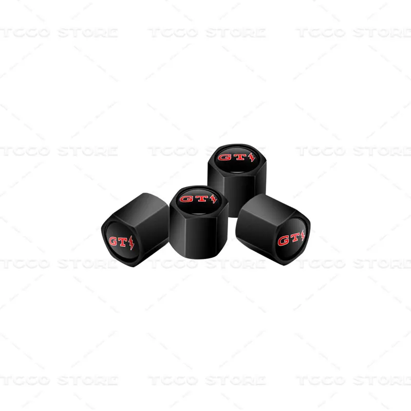 4 stücke Autorad Reifen Ventil kern kappe staub dichte Abdeckungen für gti Blitz Logo Golf mk3 mk4 mk5 Polo Touareg Touran Passat Jetta