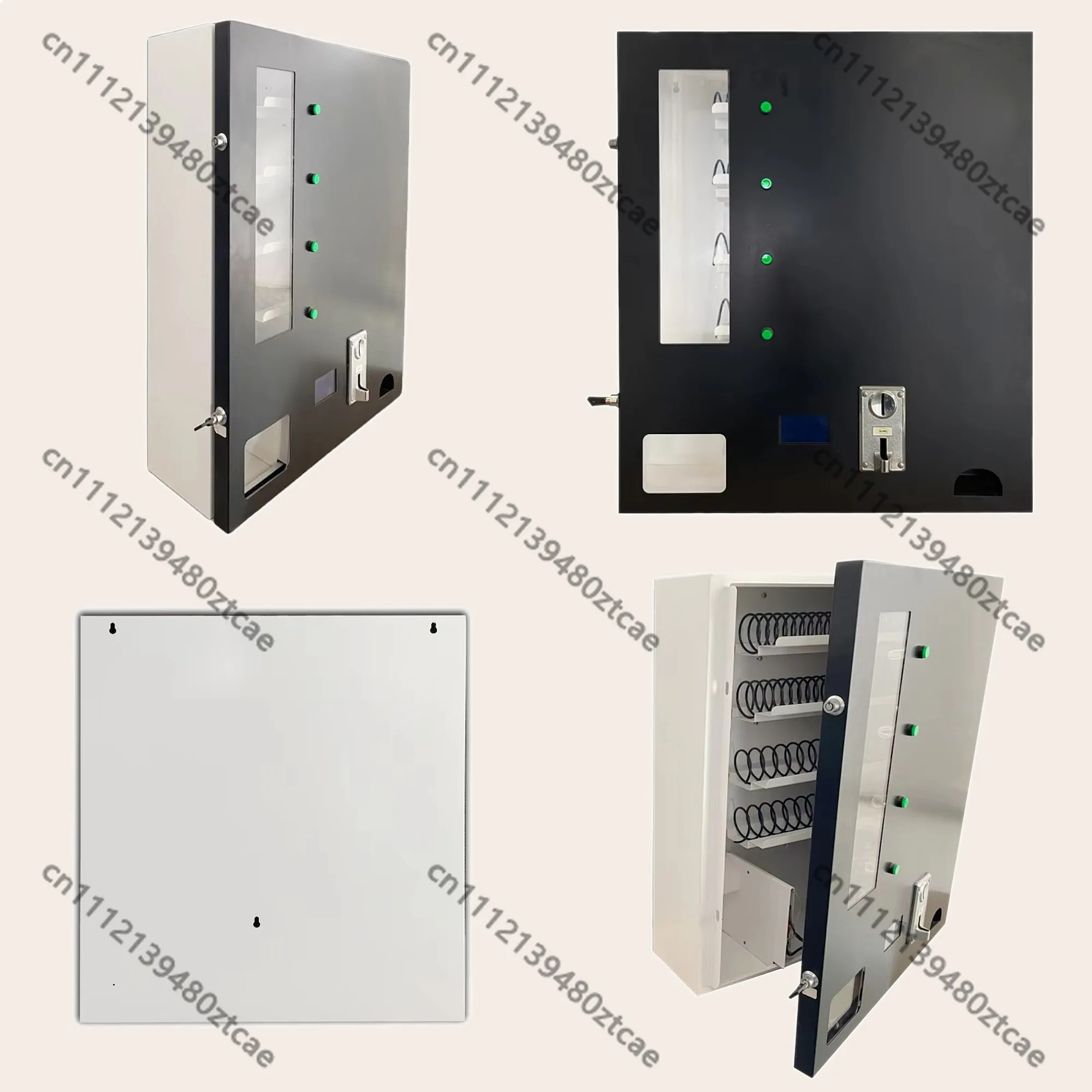 Outdoor Wall Mounted Vending Machine Snack Drink Candy Power Bank Multi Payment