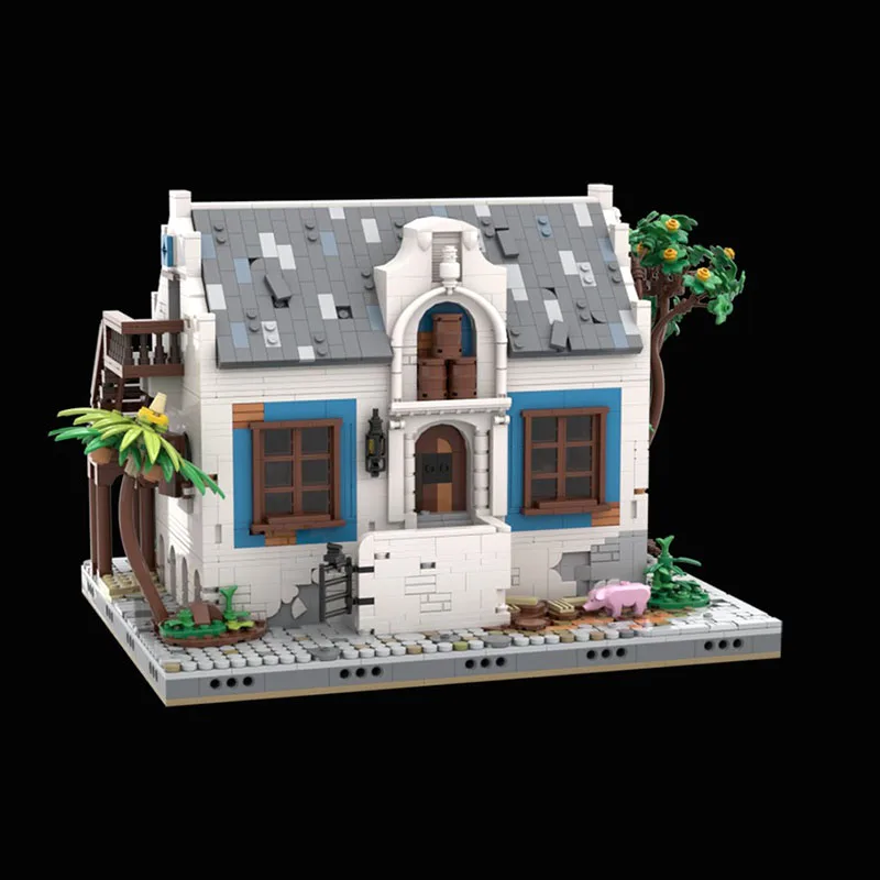 Modulaire stadsgebouw Moc-bouwstenen Modulair De Three Tuns Tavern Technology Blokken Kerst DIY-speelgoed Constructiegeschenken