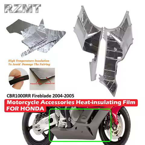 Motorcycle Accessories For Honda CBR1000RR Fireblade 2004-2005 Pre-Cut Belly Fairing Heat Shield Mat Insulation Protection