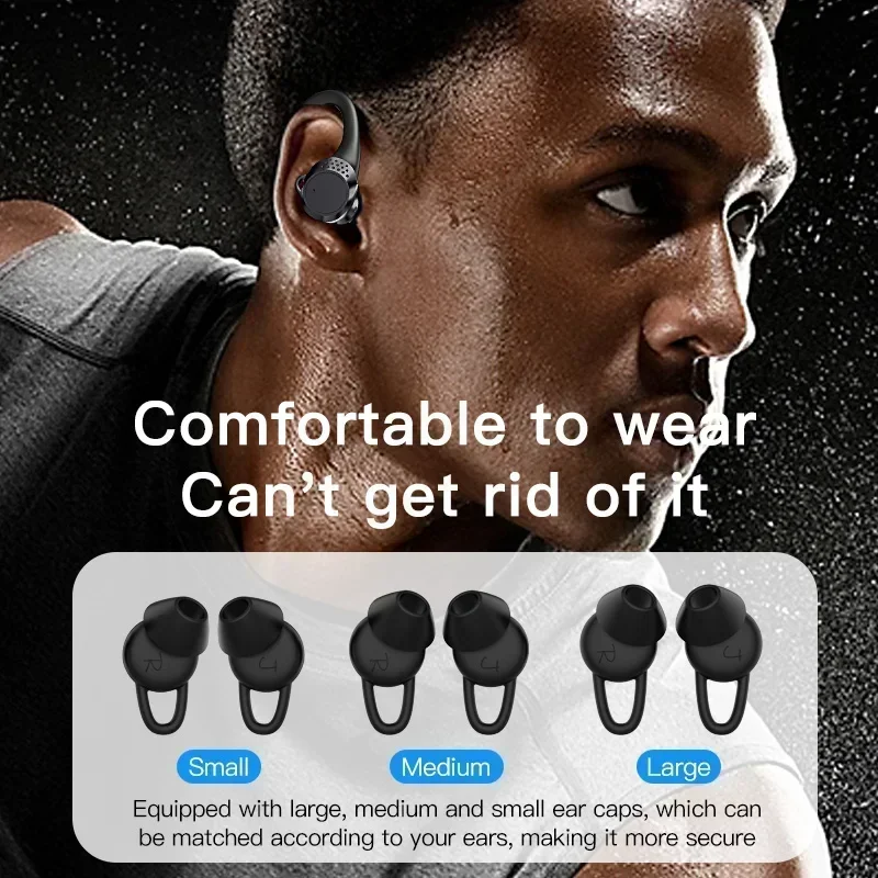 Wireless Earbuds Noise 5.2 Earhook Earphone Sports Microphone10H HiFi Music Time TWS Bluetooth Headsets Led HeadphoneReduction