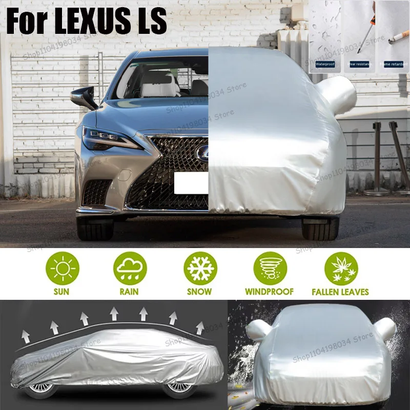 

For LEXUS LS Auto parts Anti snow Anti dust Sunscreen Anti-uv Anti peeling paint And Anti Rainwater 210t car cover Car cove