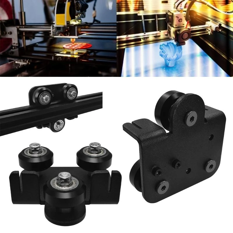 Q5WA High Strength 3D Printer Back Support Plate Compatible for CR 10 Ender 3 Printer Models Backplate Easy Installation