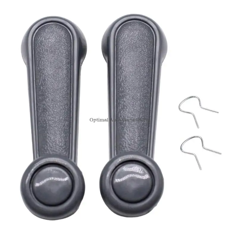  Long Lasting Manual Window Crank Handle Weather Resistant For 1985 To 1997 Vehicles Plastic Construction Easy Installation
