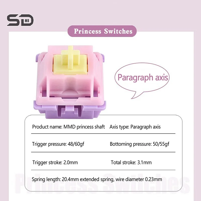 Silent Switch sakelar dalam Keyboard Mekanikal Keyboard taktil saklar Linear