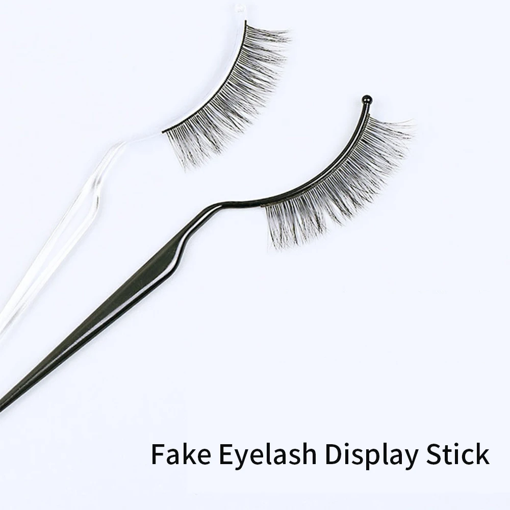 1/3/5 stücke gefälschte Wimpern Display Stick Wimpern verlängerung liefert Wimpern Zubehör weiß schwarz Wimpern Try-On Display Stick – Detail 3