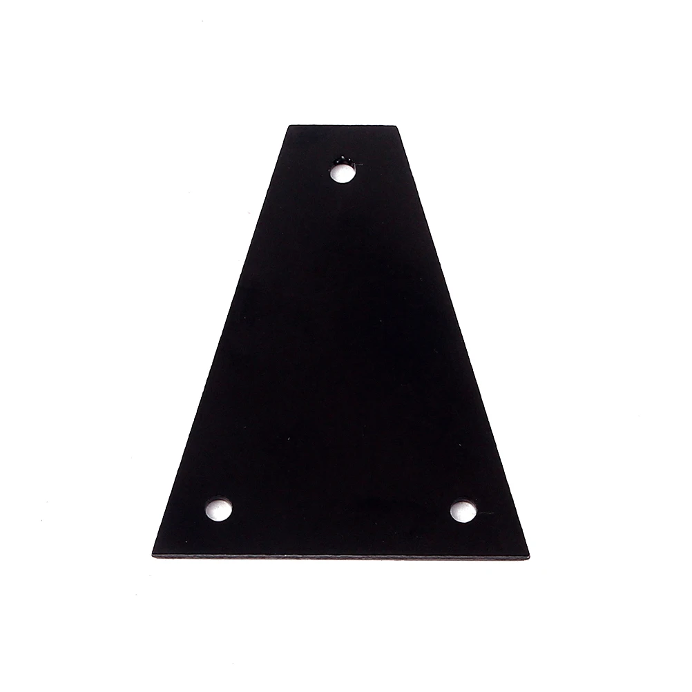 

3 Holes Black Triangle Aluminum Alloy Truss Rod Cover for Electric Guitar Bass Replacement Parts Durable Long Lasting