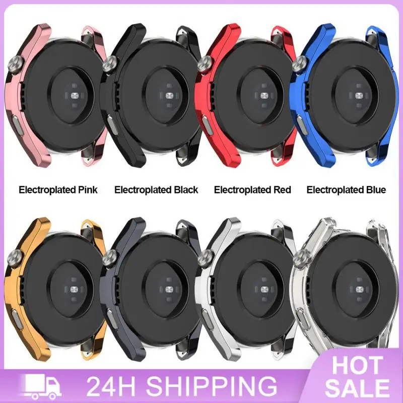 Tpu ยางนุ่มป้องกันรอยขีดข่วน Anti-drop เกราะป้องกันสําหรับ Watch3 อุปกรณ์เสริมนาฬิกาอัจฉริยะ Electroplated