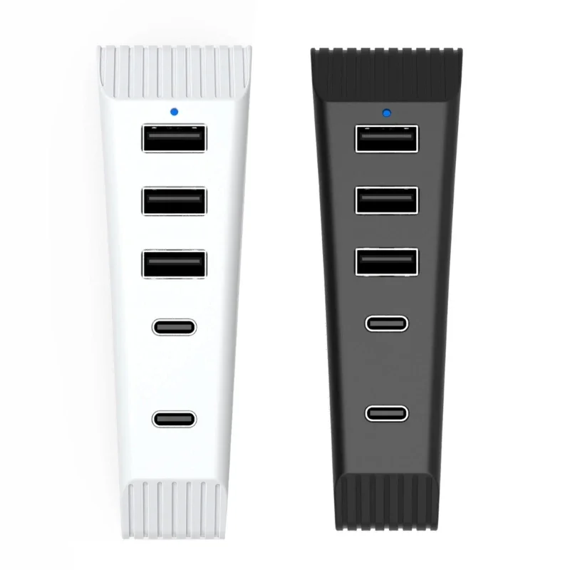 Multiports USB Expansion Gaming Dock Hub Adapter Suitable For Slim High Speed Charging Controller Stand With Cooling Fan