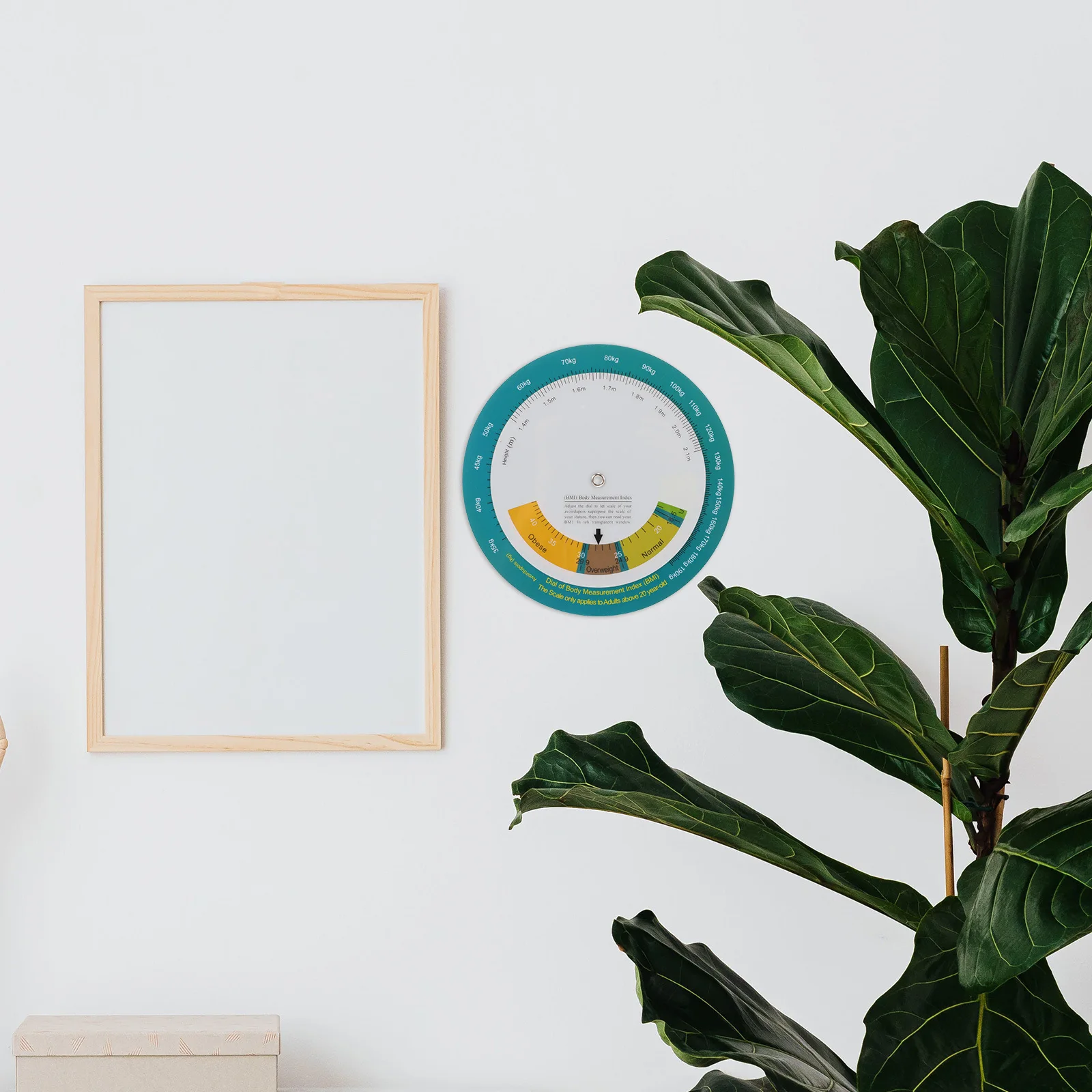 Bmi مؤشر الوزن الصحة الرسم البياني أداة مثبتة على الحائط للمنزل الصالة الرياضية مستشفى البلاستيك قياس الجسم عجلة الذكور الإناث #3