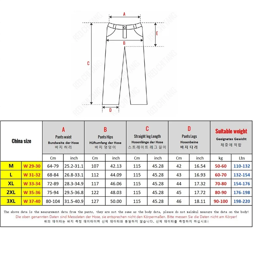 1991sxl طويل القامة الرجال بانت مستقيم واسعة الساق البضائع بنطلون الذكور القطن اضافية طويلة طول الخريف الشتاء 190 سنتيمتر 2xl 115 سنتيمتر 190 فضفاض صالح #2