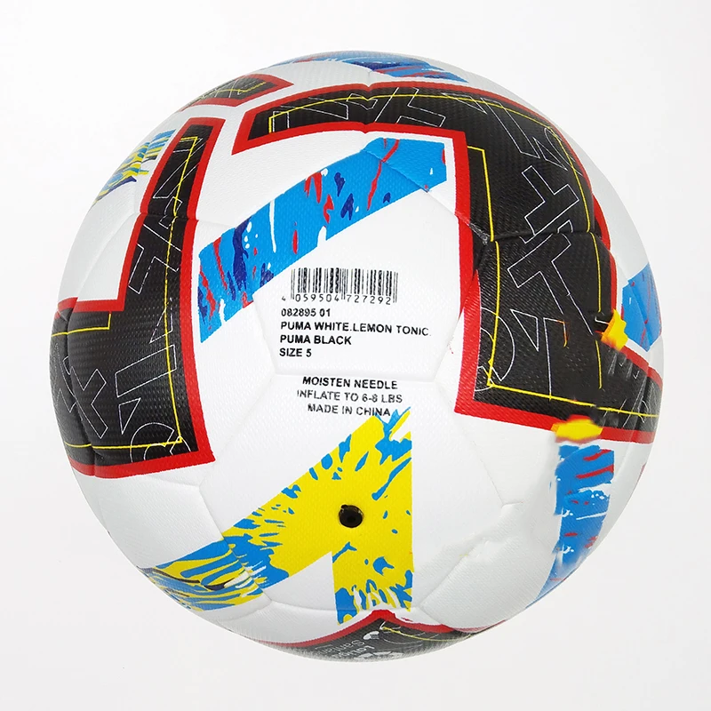 PU 심리스 축구공 고품질 표준 경기용 5호 성인 팀 축구 훈련 공