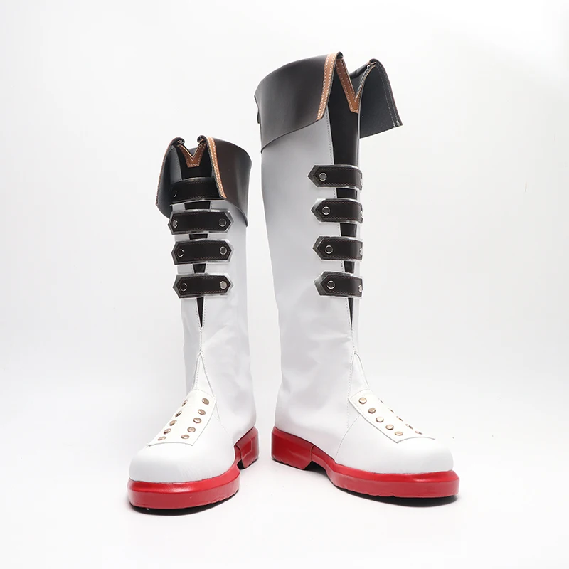 New Game Cosplay Boots Genshin Impact Tartaglia Shoes Customized Halloween Party Props In Large Sizes For Both Men And Women