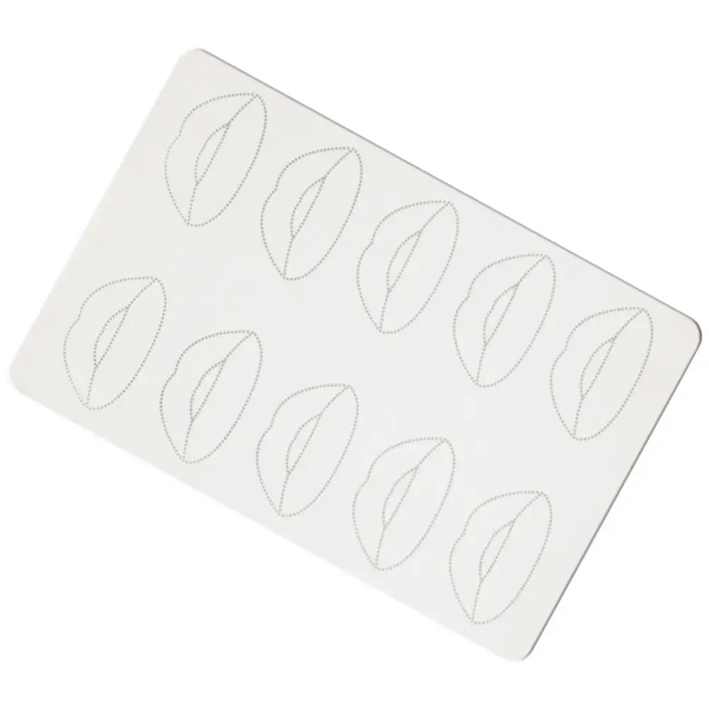 

Silicone Lip Tattoo Practice Skin Microblading Tattooing Training Sheets Fake Skin for Beginners Experts Tattoo Practice