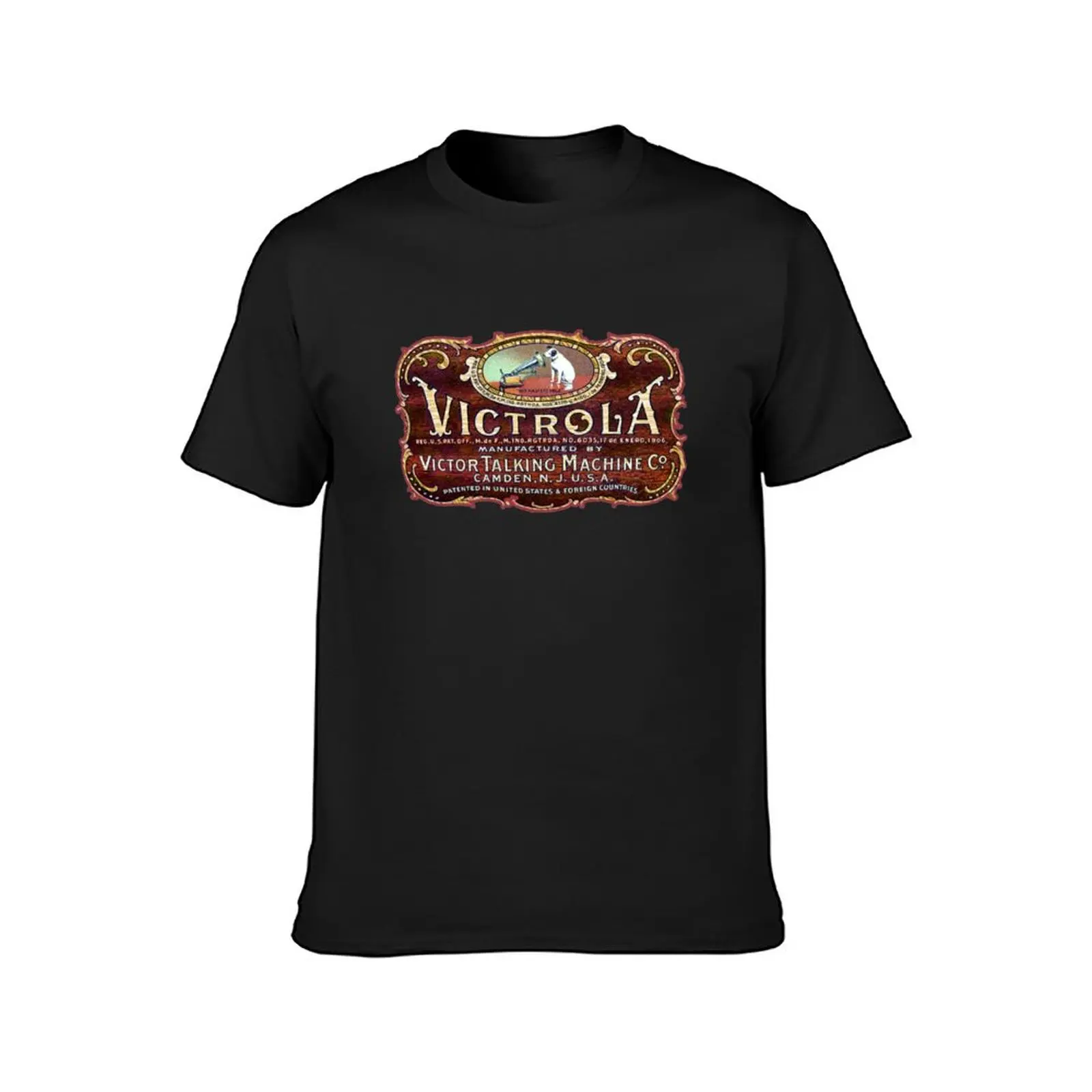 Victrola T-Shirt aesthetic clothes blanks plus sizes Short sleeve tee mens workout shirts