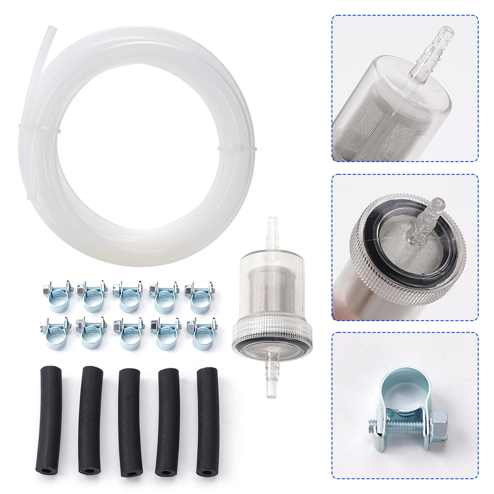 Parking Heater Fuel Tank Riser Kit 4-Meter White Pipeline For Eberspacher/Webasto Heater Replaceable Fuel Tank Riser kit