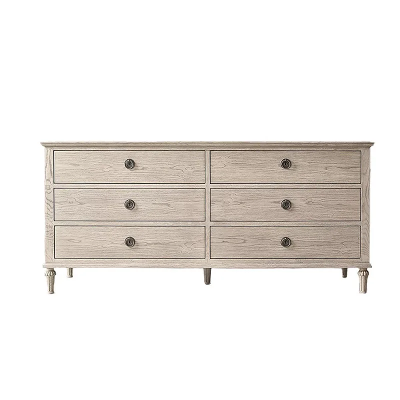 

American solid wood chest of drawers master bedroom simple end of bed ultra-small size chest of drawers light luxury sofa locker
