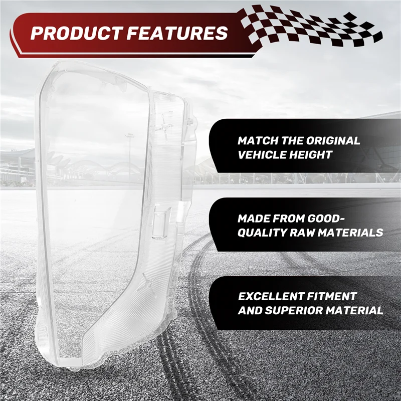 A80X-سيارة الجبهة عدسة المصباح الأمامي غطاء ل ايسوزو DMAX 2021 2022 2023 واضح كشافات غطاء قذيفة